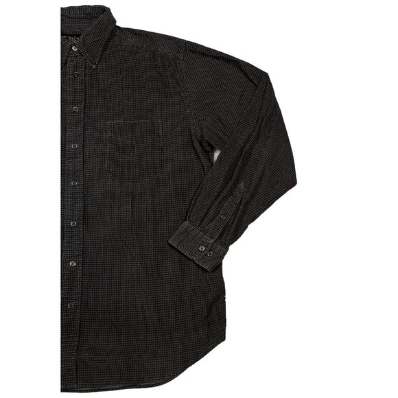 EDDIE BAUER Shirt Men's L/S Casual Button Up Checkered Collared Blue XLT - Picture 3 of 7